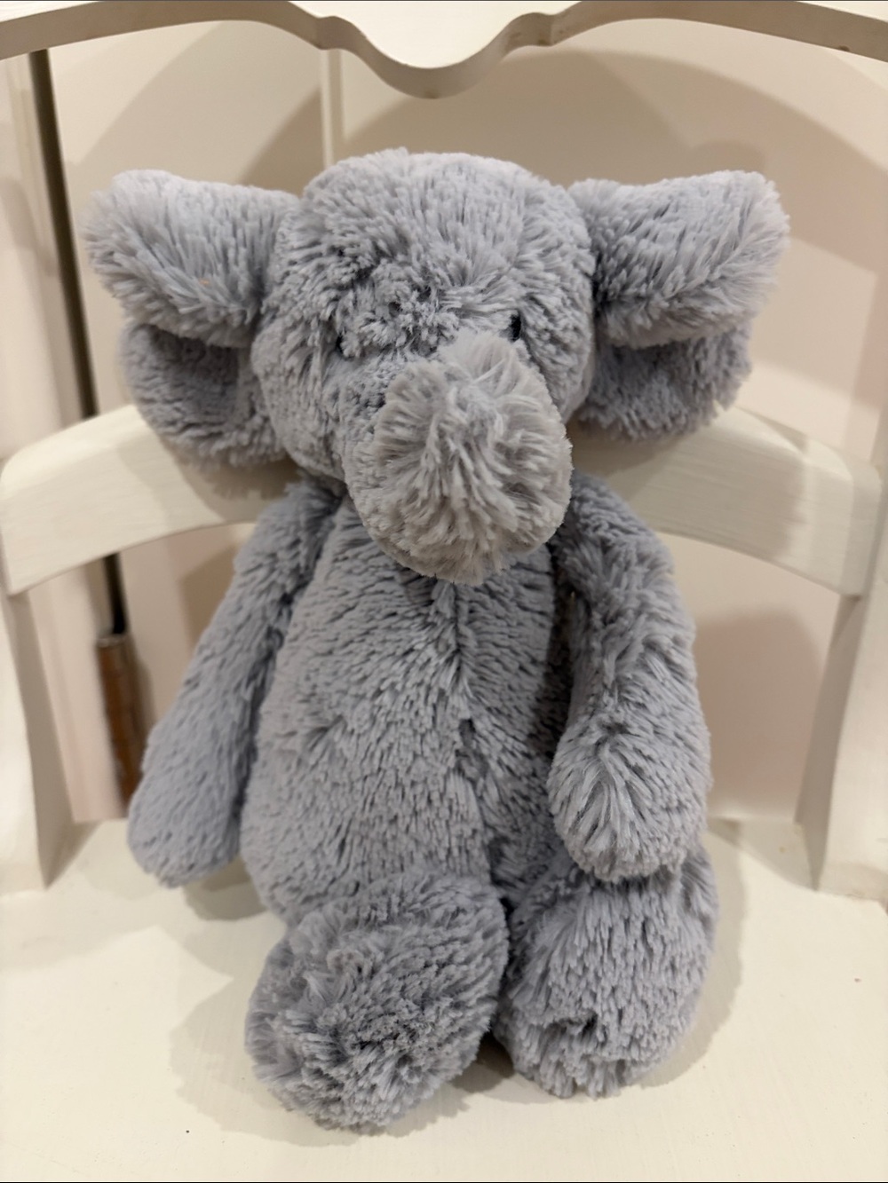 Jellycat Gray Plush Elephant Soft Cuddle Toy